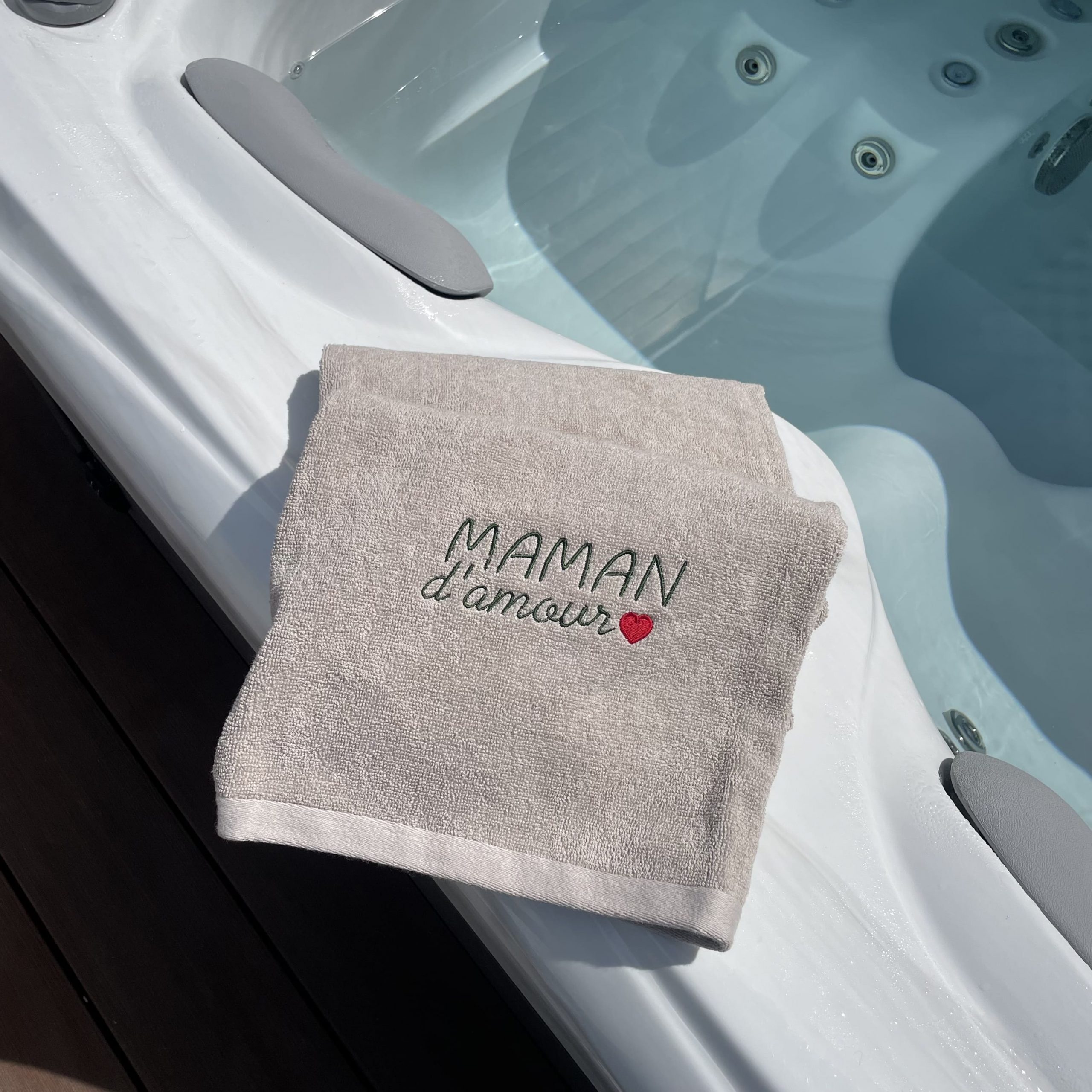 Drap de bain personnalisé