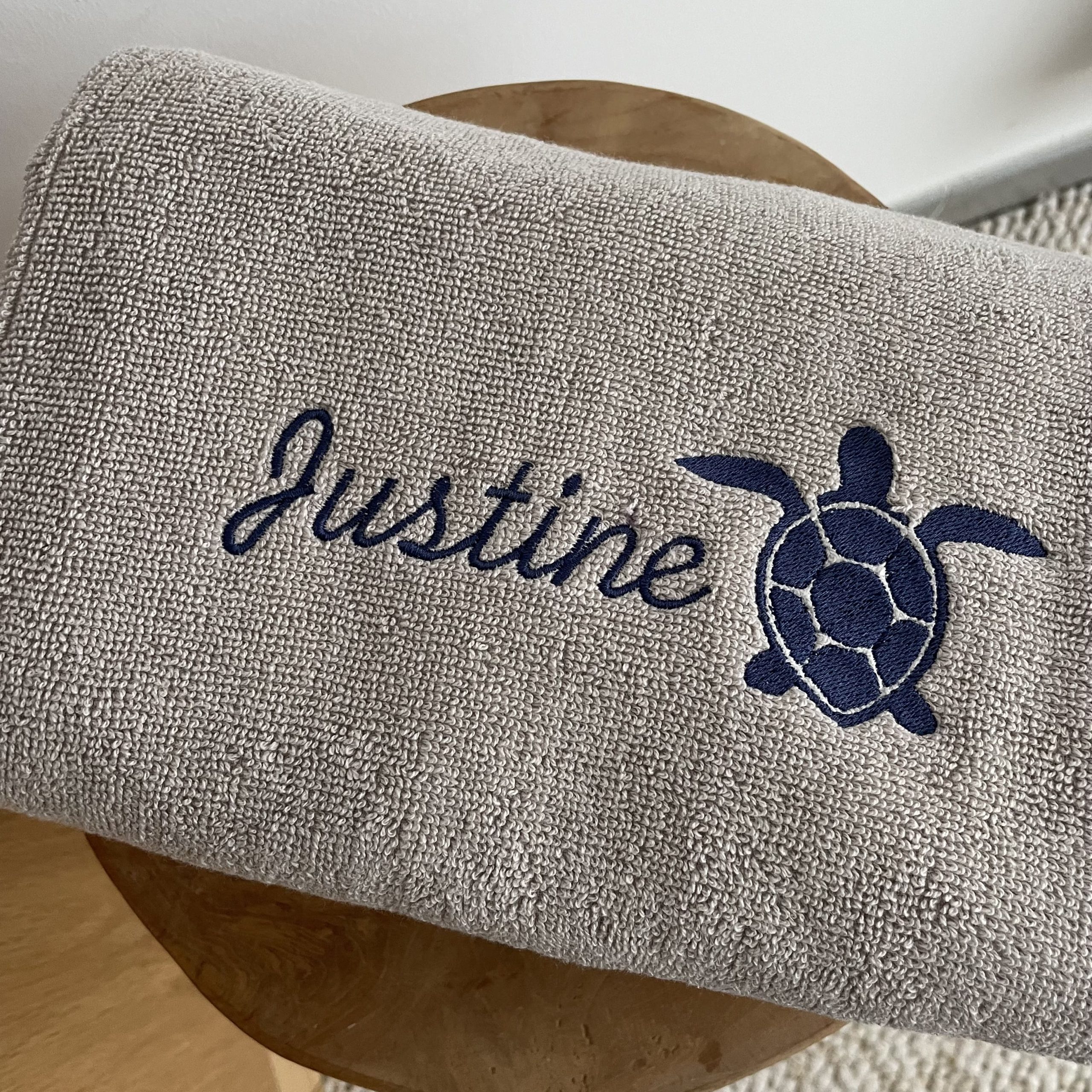 Drap de bain personnalisé