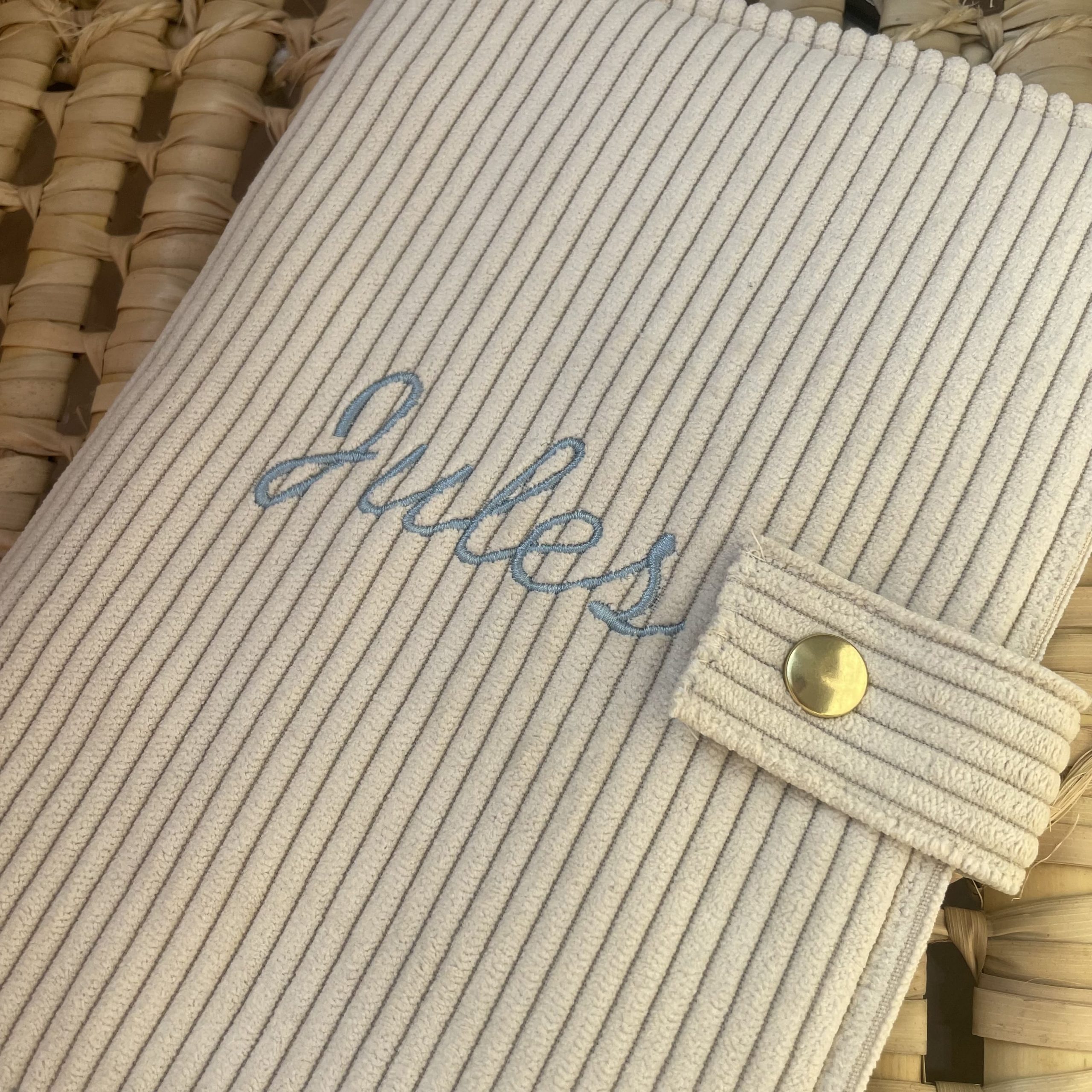 Protège carnet personnalisé