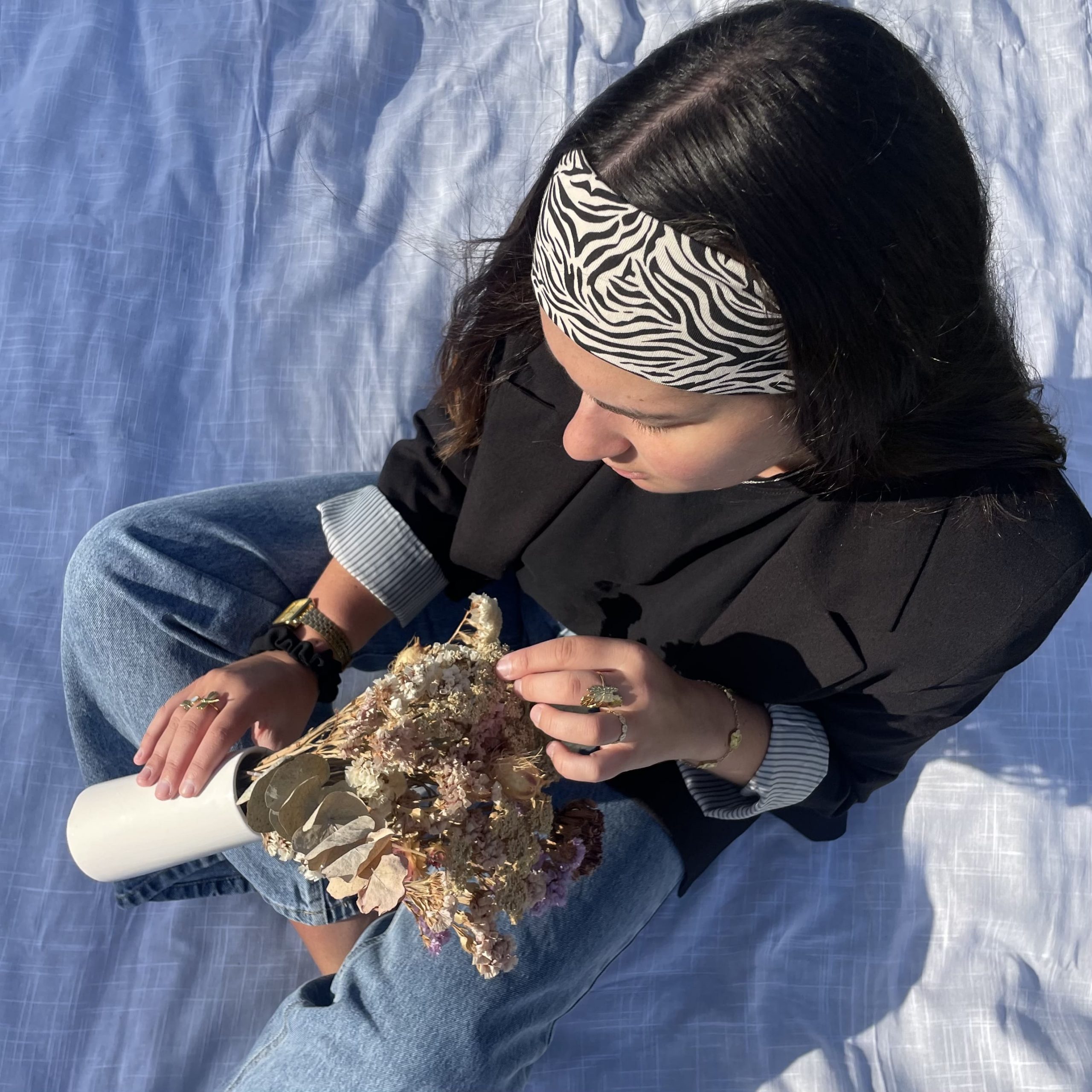 Bandeaux cheveux zèbre