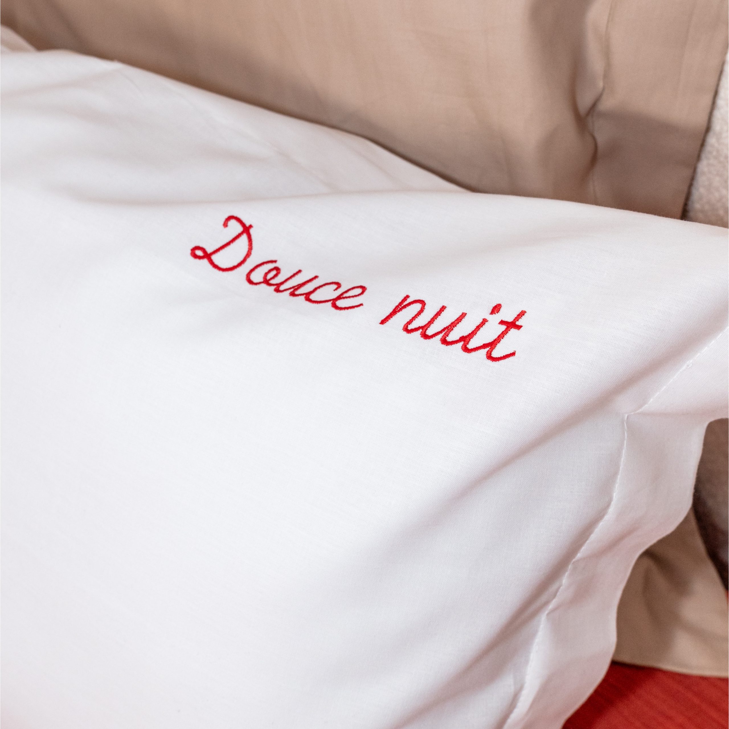 Taie d'oreiller coton Personnalisable