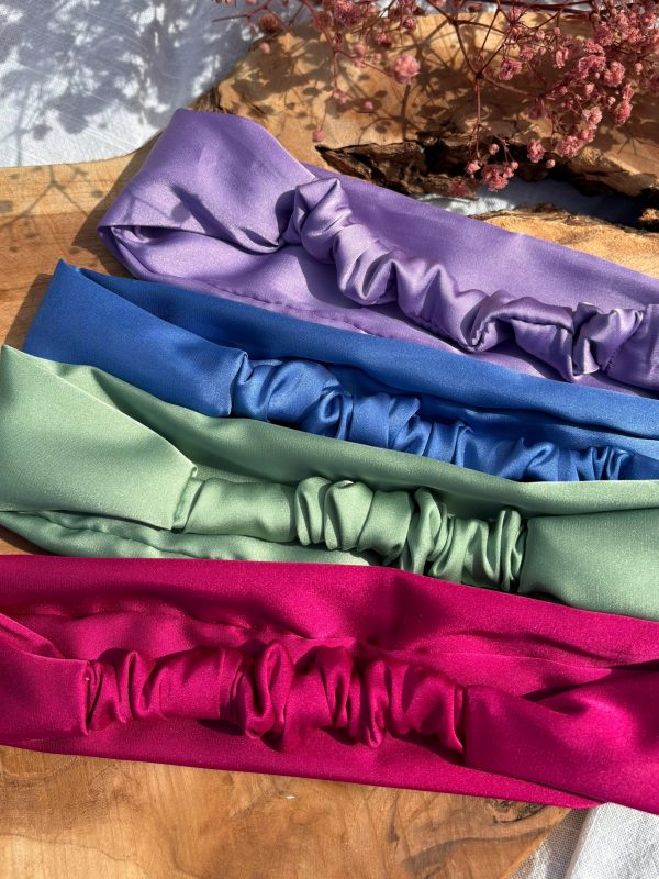 Bandeau cheveux satin de soie