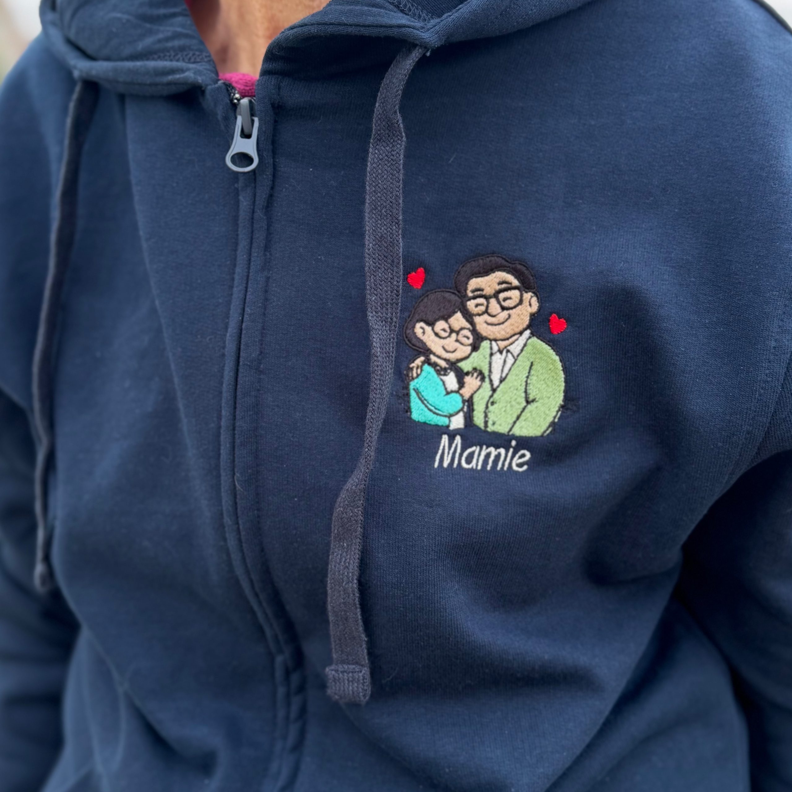 Sweat Personnalisé Brodé Mamie ou Papi – Image 2