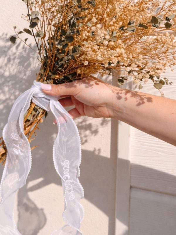 Noeud Bouquet Mariage Personnalisable